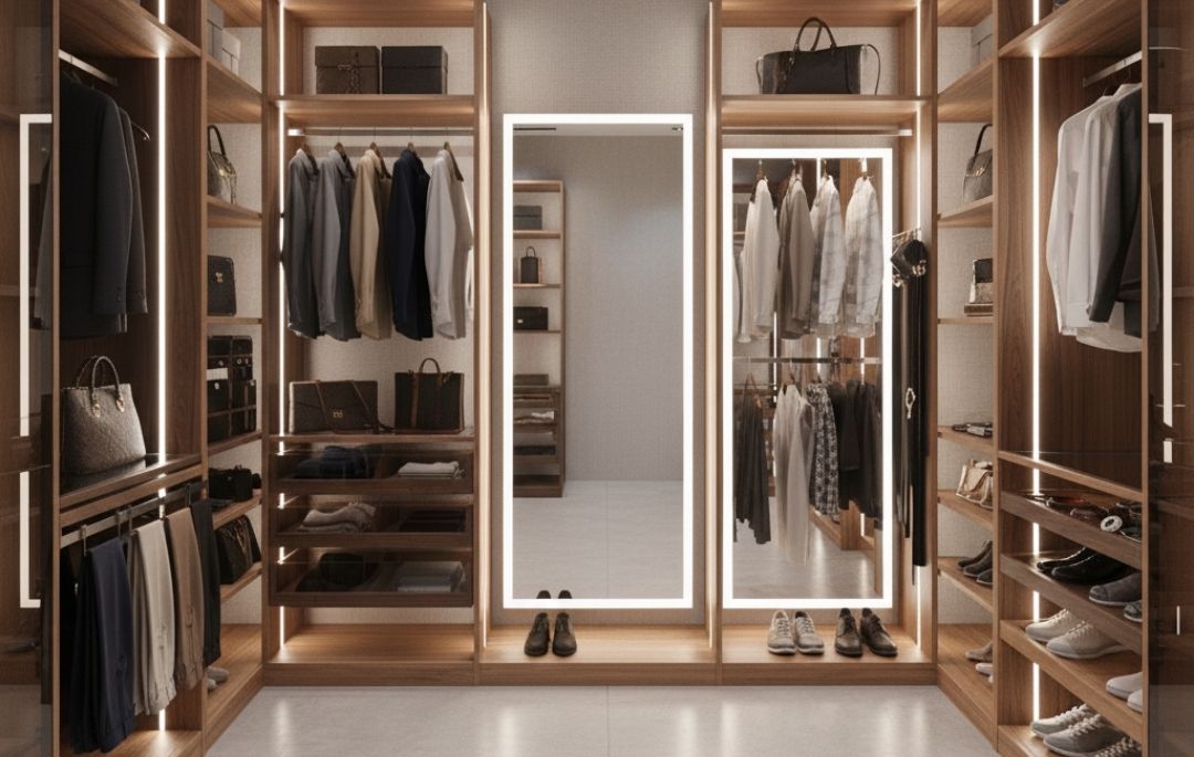 ¿Cuánto cuesta un mueble hecho a medida? Lo que debes saber cuánto cuesta un mueble hecho a medida vestidor abierto con armario personalizado e iluminación led