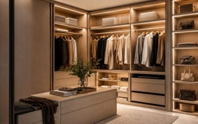 Larmario: 25 años siendo fabricante e instaladores de armarios, vestidores, puertas, suelos y muebles auxiliares Iluminación LED en armarios a medida