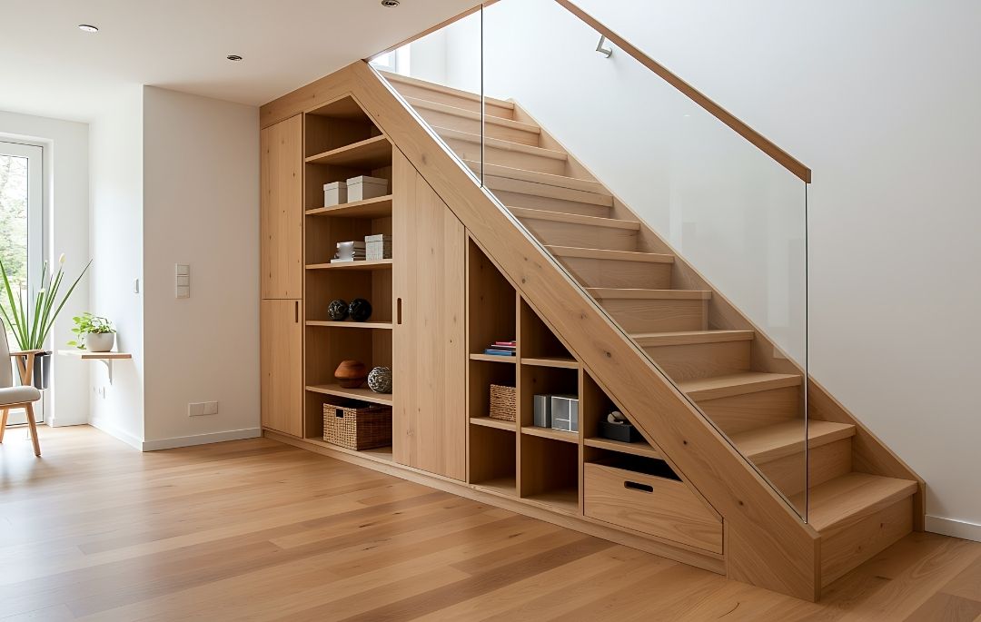 Aprovechar el espacio bajo la escalera
