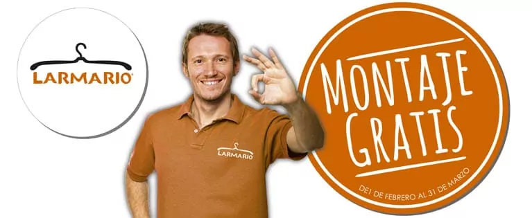 Promoción febrero y marzo 2019: ¡Montaje Gratis!
