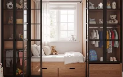 Larmario: 25 años siendo fabricante e instaladores de armarios, vestidores, puertas, suelos y muebles auxiliares Armario a medida dormitorio pequeño integrado con cama y almacenamiento